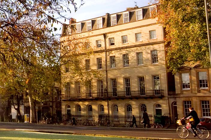 View of St Benet's Hall from St Giles