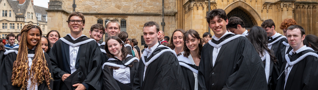 Balliol students at their graduation