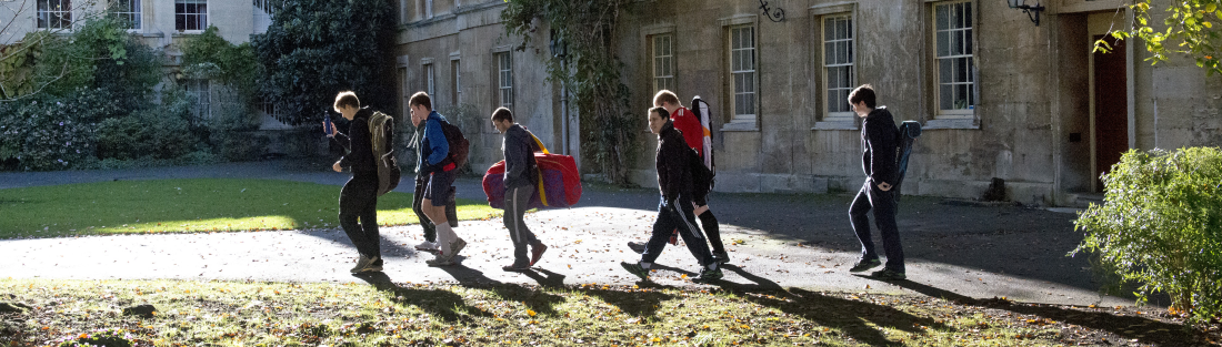 Balliol students in Main Quad