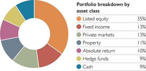 Endowment pie chart