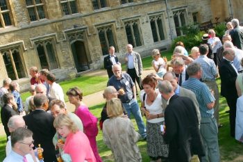 Balliol Old Members at an event in College