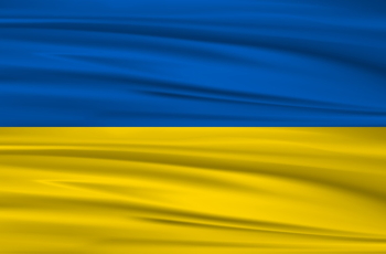 The flag of Ukraine