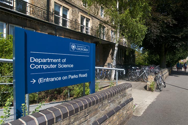 Entrance sign to Computer Science building