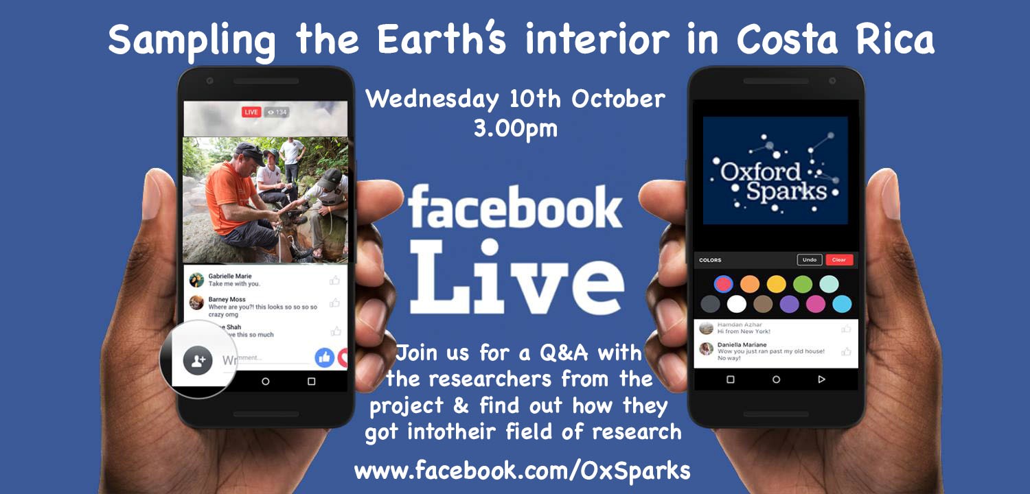 Oxford Sparks Facebook Live ad