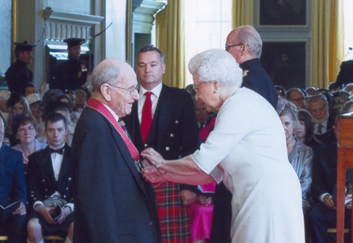 Harvey McGregor receives CBE