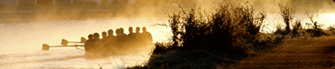 Rowing in the mist